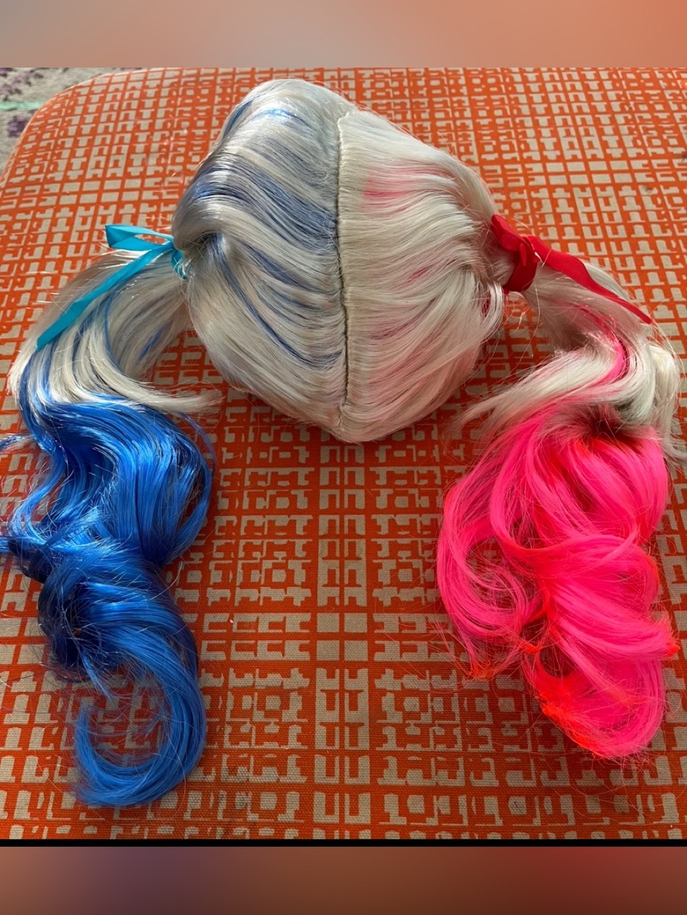 Women’s Split-Color Pigtail Wig